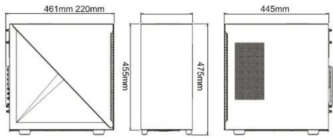 THERMALTAKE Divider 300 TG - Divider 300 TG DividWarning and Notice - 1