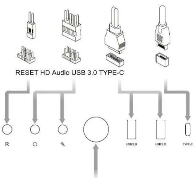 THERMALTAKE Divider 300 TG - Divider 300 TG DividerTG00qngl Cooling Installation I/O Connection - 4
