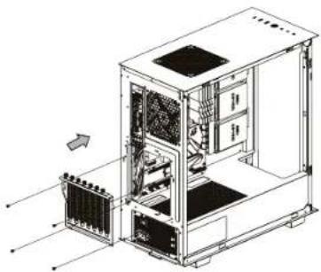 THERMALTAKE Divider 300 TG - 2.5" HDD Installation - 11