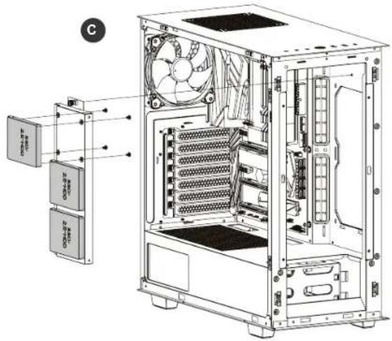 THERMALTAKE Divider 300 TG - 2.5" HDD Installation - 7