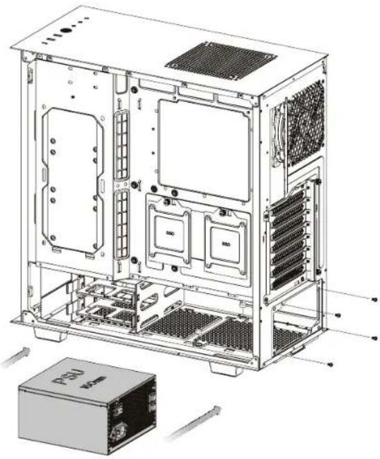THERMALTAKE Divider 300 TG - Divider 300 TG Dividev3.0 Supply Unit Installation Motherboard Installation - 2