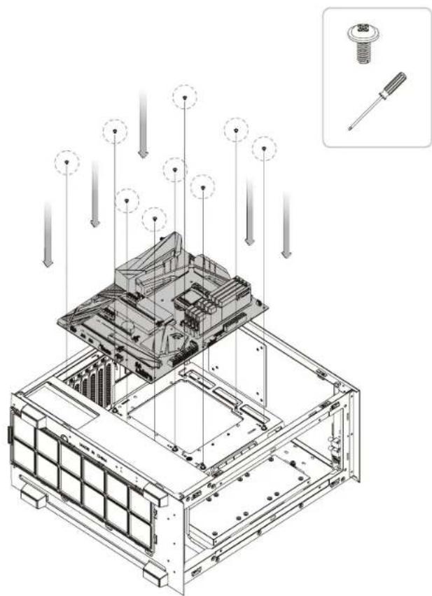 THERMALTAKE Divider 300 TG - Divider 300 TG Dividev3.0 Supply Unit Installation Motherboard Installation - 3