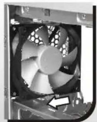 THERMALTAKE Armour LCS VE2000 - Installing the fan on top of the case - 7
