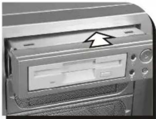 THERMALTAKE Armour LCS VE2000 - Installing 3.5" Device to Drive Tray With Power Button - 9