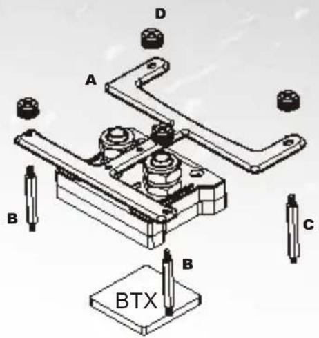 THERMALTAKE Armour LCS VE2000 - Clip the Waterblock on CPU (Intel BTX Platform) - 2