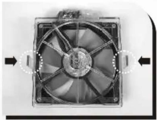 THERMALTAKE Armour LCS VE2000 - Installing the fan on top of the case - 2