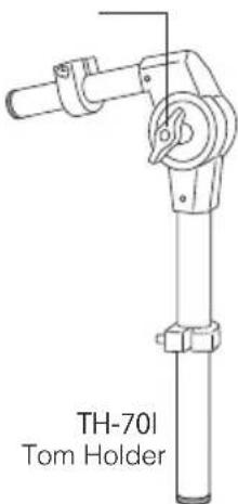 Pearl Sports Decade Maple Stand - Tom Tom Setting - 3