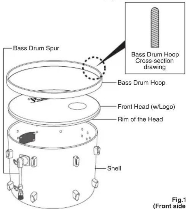Pearl Sports Decade Maple Stand - Bass Drum Assembly - 1