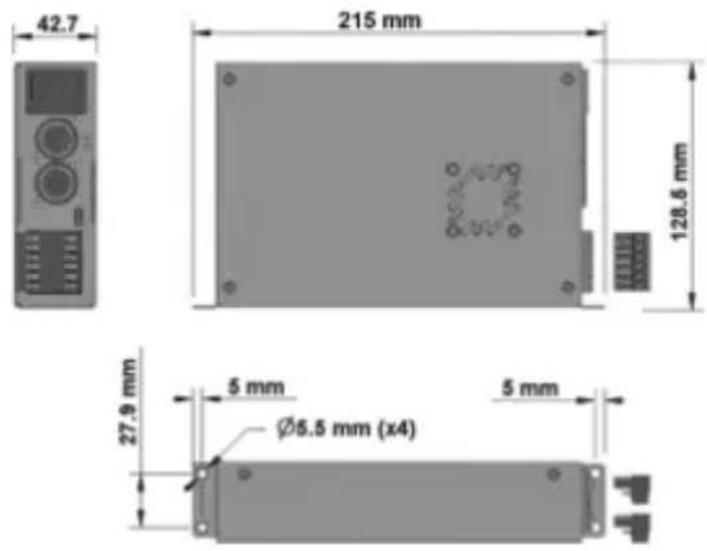 Enttec Pixie Driver 5V - Physical Dimensions - 1