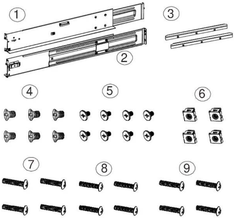 Infortrend EonStor GS 3024 - Slide Rail Kit - 1