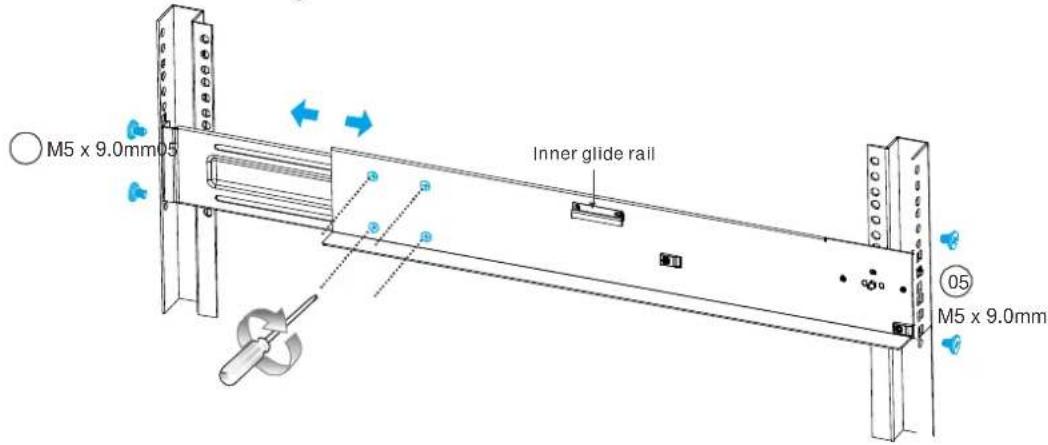 Infortrend EonStor GS 3024 - Slide Rail Kit - 4