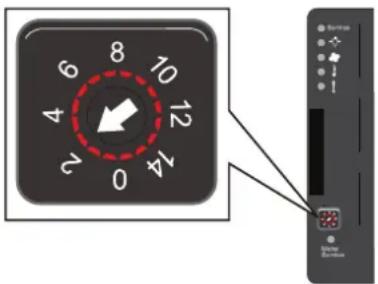 Infortrend EonStor GSa 3025 - Setting the expansion IDs - 1