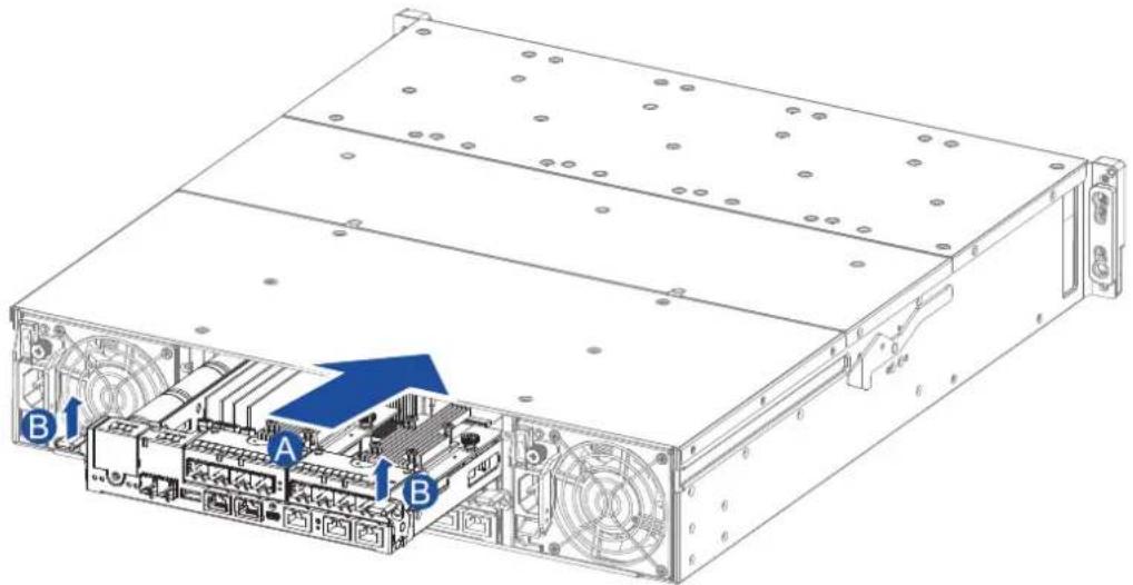 Infortrend EonStor GSa 3025 - Replacing the controller module - 3