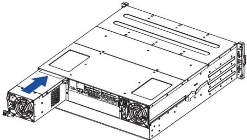 Infortrend EonStor GSa 3025 - Replacing the PSU/cooling module - 3
