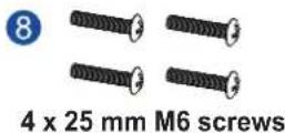 Infortrend EonStor GSa 3025 - Slide rail kit contents - 6