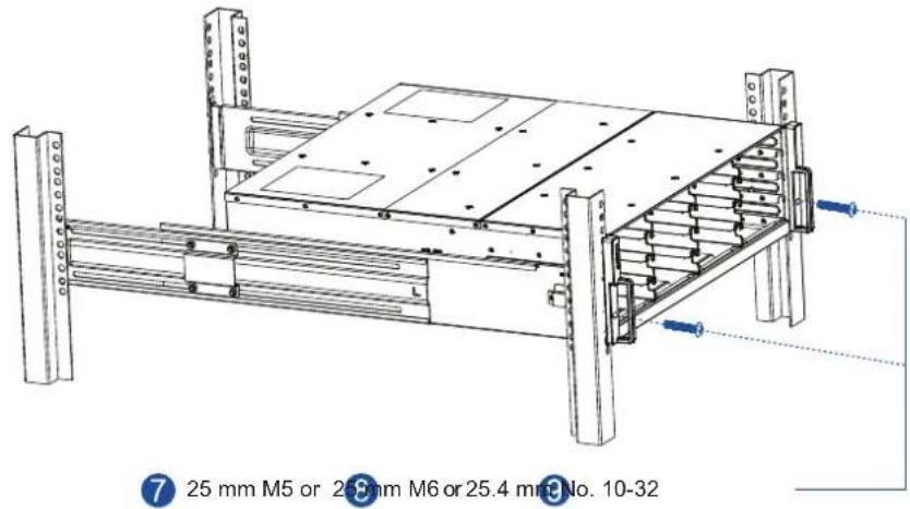 Infortrend EonStor GSa 3025 - Assembling the slide rail kit - 5