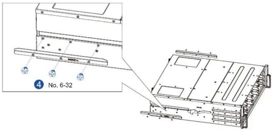 Infortrend EonStor GSa 3025 - Assembling the slide rail kit - 3
