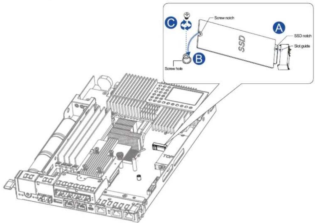 Infortrend EonStor GSa 3025 - Replacing the FBM (Flash Backup Module) - 3