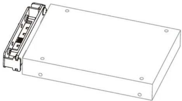 Infortrend EonStor GSa 3025 - Installing the hard drive into the drive tray and enclosure - 2