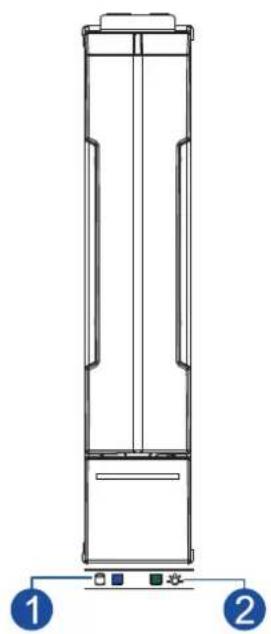 Infortrend EonStor GSa 3025 - LEDs - 1