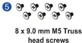 Infortrend EonStor GSa 3025 - Slide rail kit contents - 5