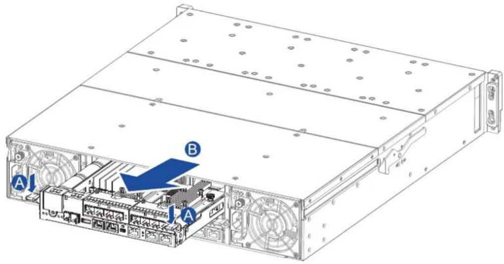 Infortrend EonStor GSa 3025 - Replacing the controller module - 2