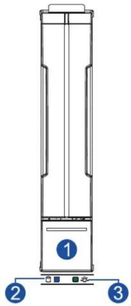 Infortrend EonStor GSa 3025 - Drive tray bezel - 1