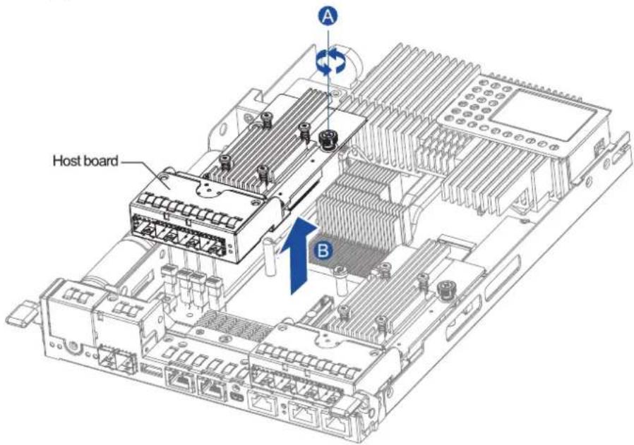 Infortrend EonStor GSa 3025 - Replacing the host board - 1