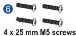 Infortrend EonStor GSa 3025 - Rack ear mount kit contents - 3
