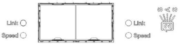 Infortrend EonStor DS 4024 - 12G SAS Host Board LED - 1