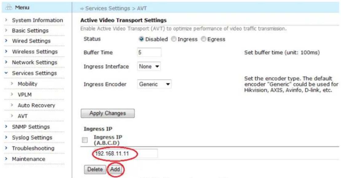 Aruba AirMesh MST200 - Adding an Ingress IP - 1