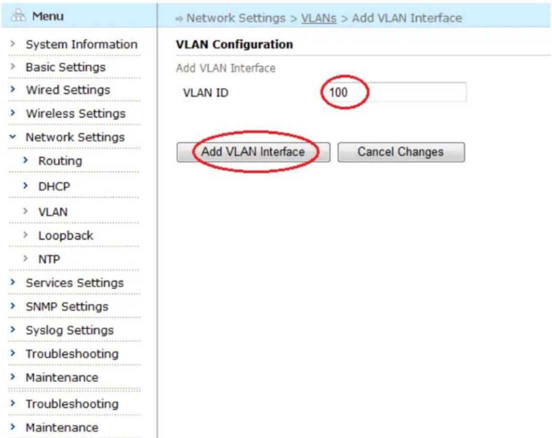 Aruba AirMesh MST200 - Adding VLAN Interface - 1