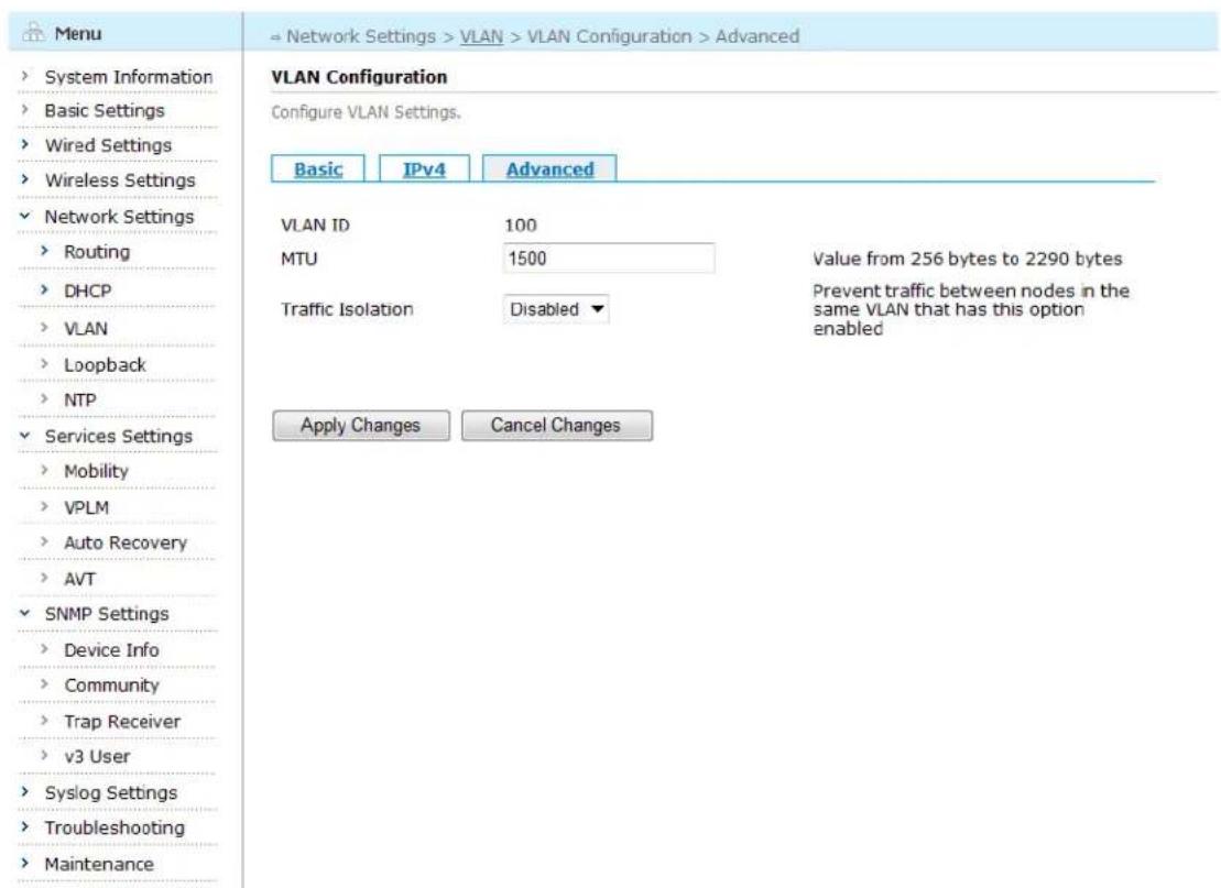 Aruba AirMesh MST200 - VLAN Interface Advanced Configuration - 1
