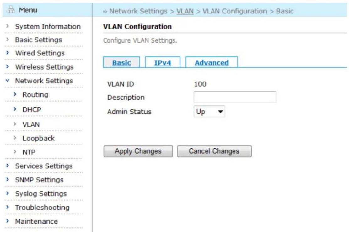 Aruba AirMesh MST200 - Configuring VLAN Basic Settings - 1
