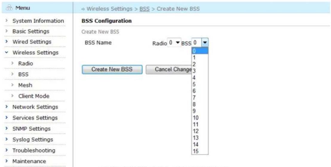 Aruba AirMesh MST200 - Creating a New BSS/Entering an Existing BSS - 1