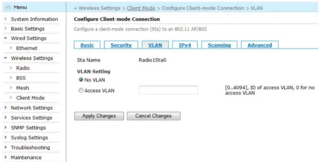 Aruba AirMesh MST200 - Configuring Client-mode Connection VLAN - 1