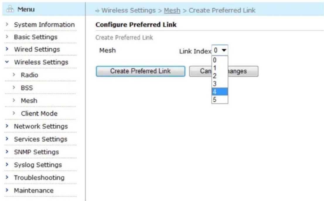 Aruba AirMesh MST200 - Configuring Preferred Links - 2