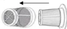 SHARK Euro-Pro EP600 - Cleaning & Changing the HEPA-TYPE Dust Cup Filter - 1