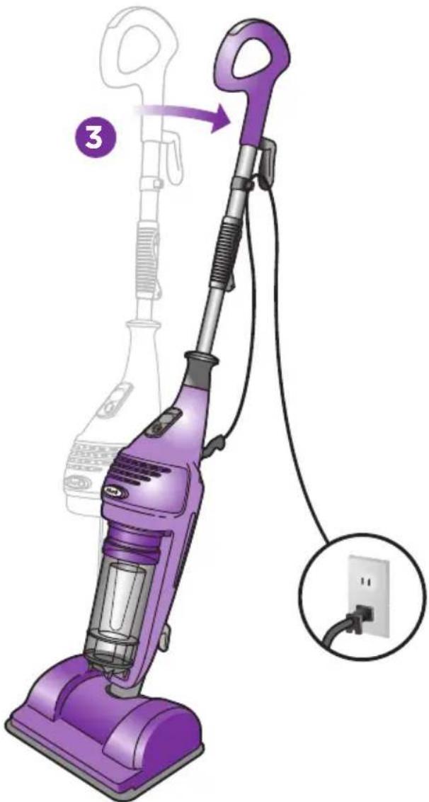 SHARK Vac-Then-Steam MV2010 - USING VACUUM MODE - 1