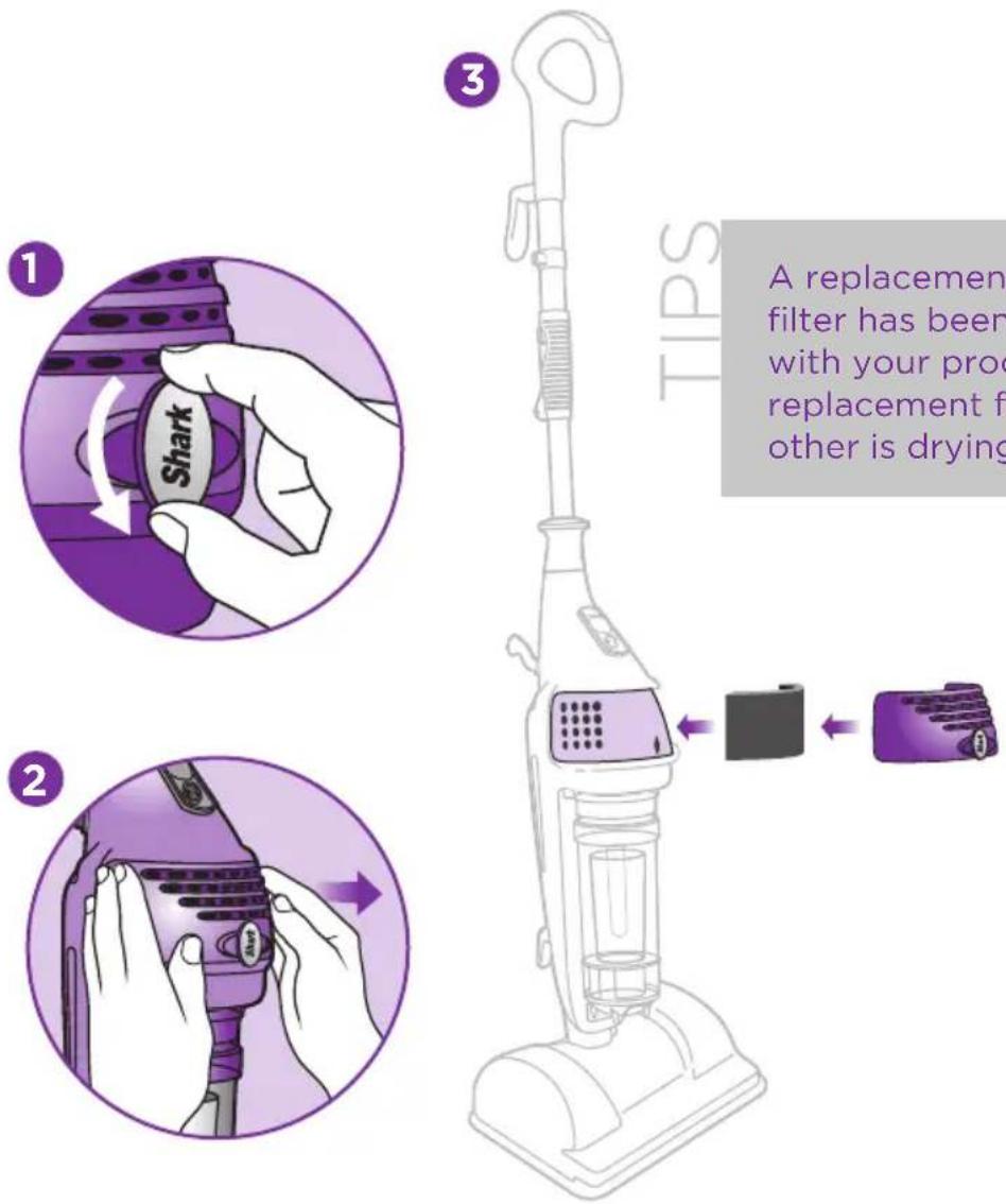 SHARK Vac-Then-Steam MV2010 - RECOMMENDED MAINTENANCE - 1