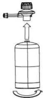 Char-Broil Grill2Go 12401734 - Propane Cylinder Installation: - 1