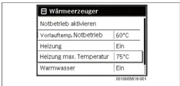 BOSCH Olio Condens 8000F - Gefahr der Schädigung oder Zerstörung des Estrichs! - 1