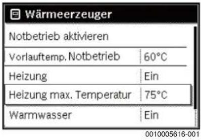 BOSCH Olio Condens 7000F - Gefahr der Schädigung oder Zerstörung des Estrichs! - 1