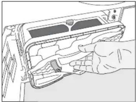 GRUNDIG Edition 70 Trockner 2 - Cleaning the filter drawer - 3