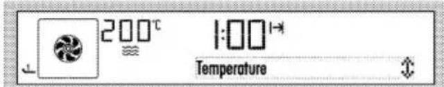 200°C 1:00 Temperature