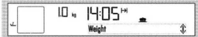 1.0 kg 14:05 Weight