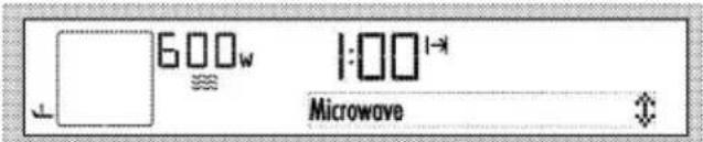600w 1:00 Microwave