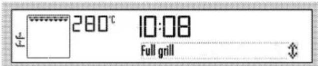 280°C 10:08 Full grill