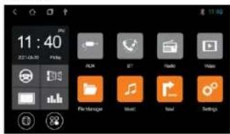 11:40 27:12:35 File AM RT Audio Video File Manager Smart Head Settings