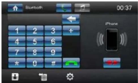 Bluetooth 00:37 1 2 3 + 4 5 6 7 8 9 * 0 # iPhone
